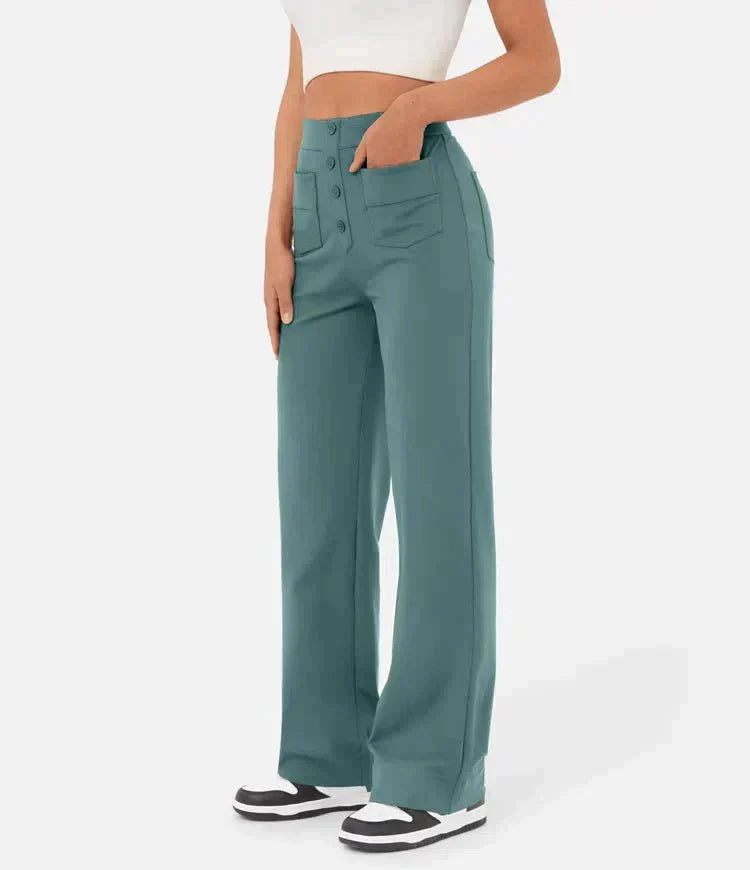 50% RABATT | FlexElegance™ | Elastische Freizeithose mit hoher Taille