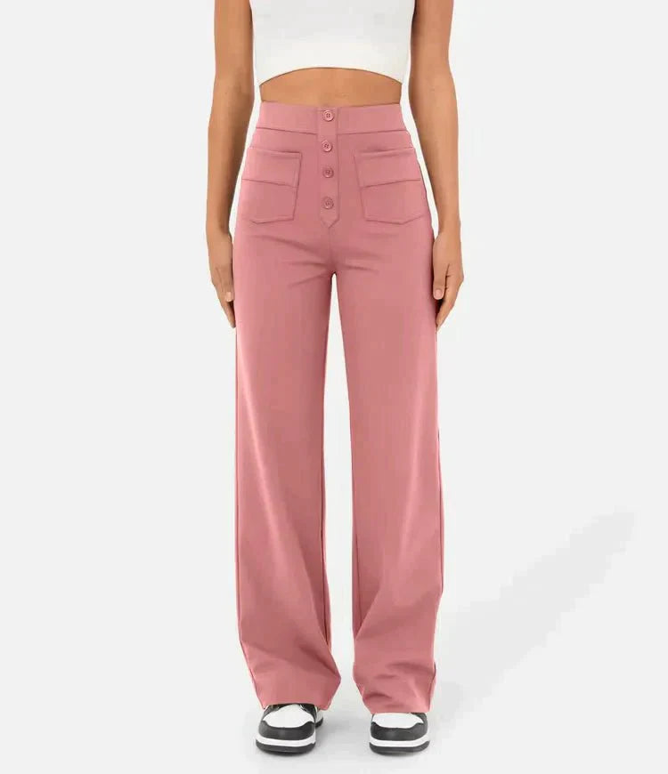 50% RABATT | FlexElegance™ | Elastische Freizeithose mit hoher Taille