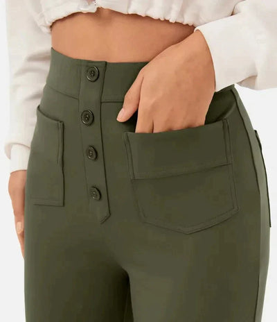 50% RABATT | FlexElegance™ | Elastische Freizeithose mit hoher Taille
