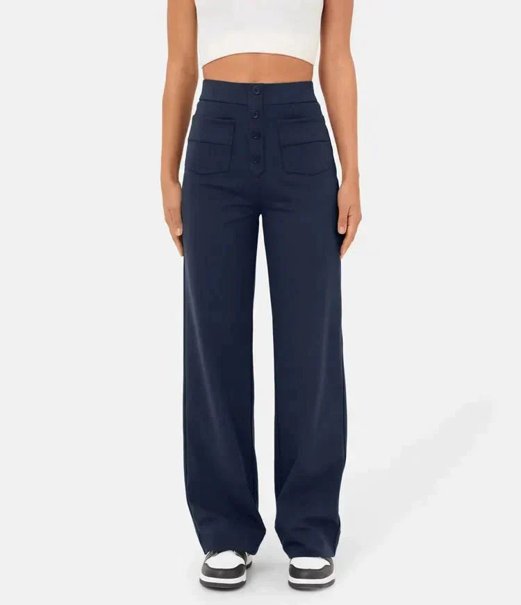 50% RABATT | FlexElegance™ | Elastische Freizeithose mit hoher Taille