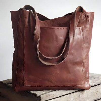 LederVogue™ Vintage-Ledertasche im klassischen Stil