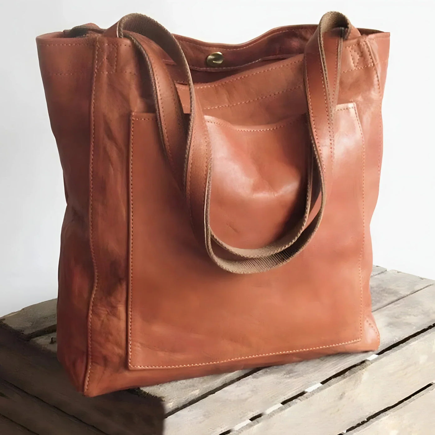 LederVogue™ Vintage-Ledertasche im klassischen Stil