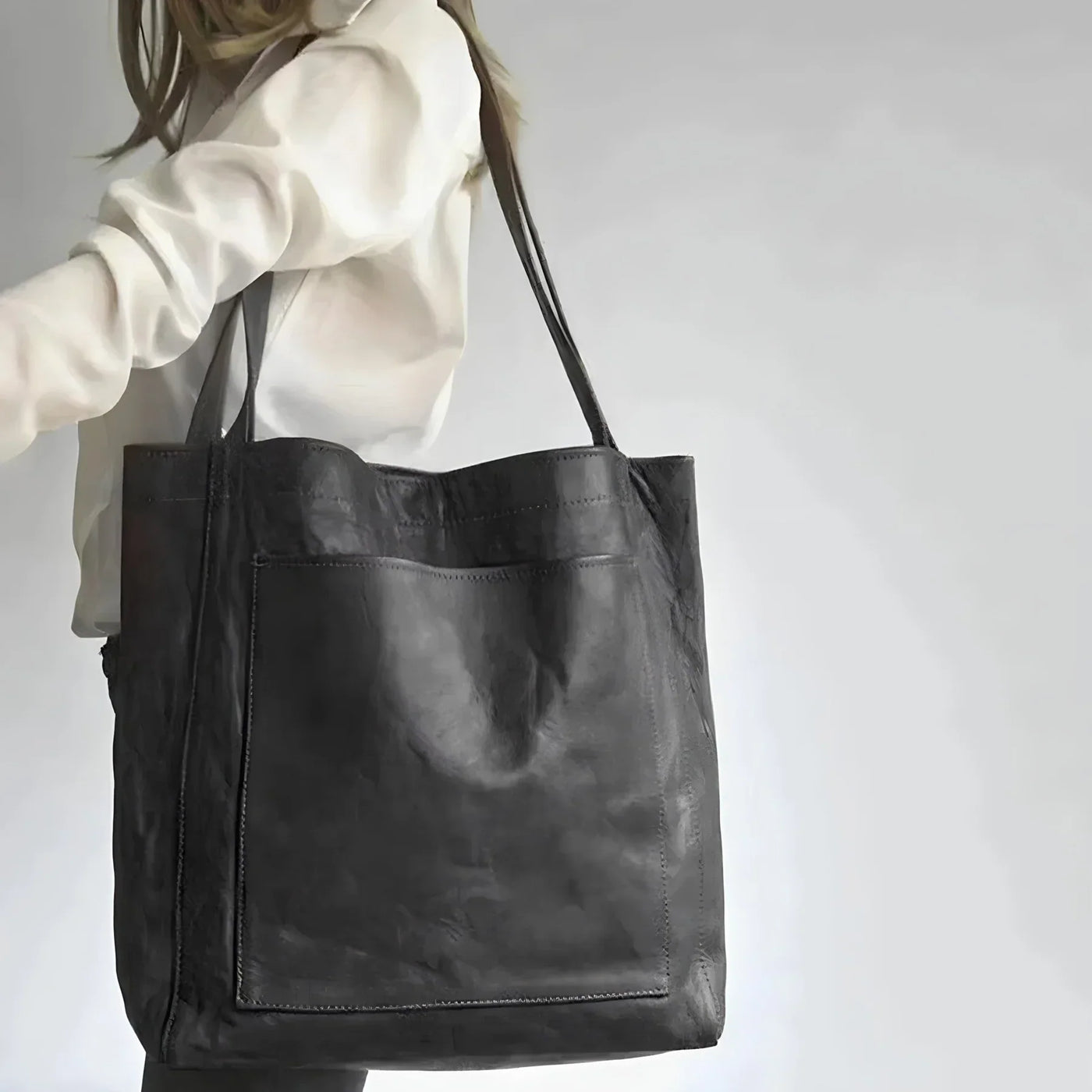 LederVogue™ Vintage-Ledertasche im klassischen Stil