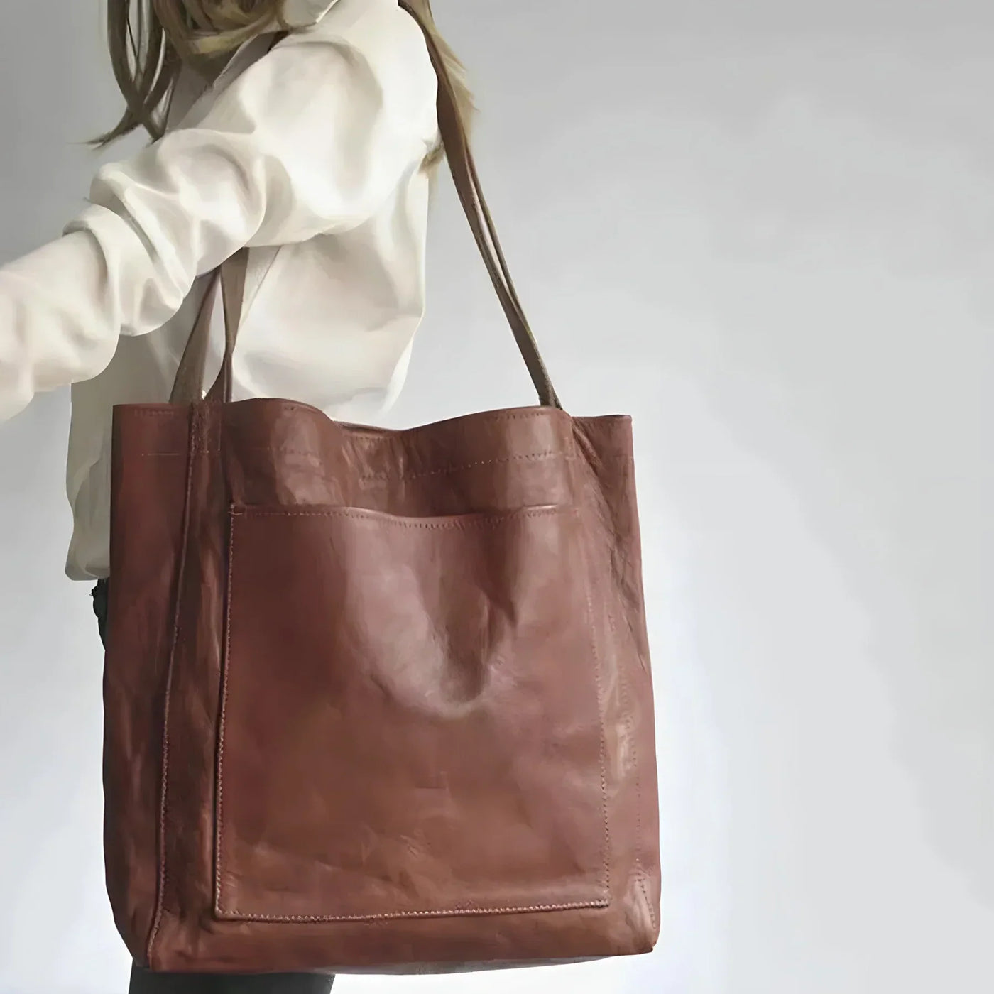 LederVogue™ Vintage-Ledertasche im klassischen Stil