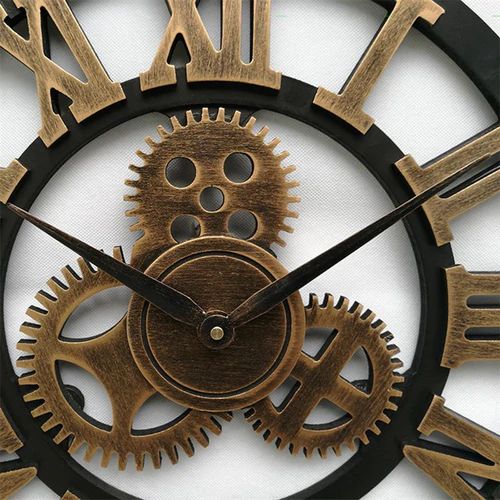 50% RABATT | Gearhart™ | Wanduhr im Industriestil
