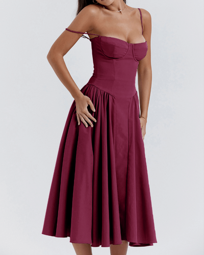 50% RABATT | Corsique™ | Stylisches Maxikleid mit Korsett