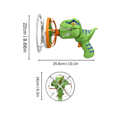 50% RABATT | DinoBubbles™ | Dinosaurier Elektrische Seifenblasenpistole