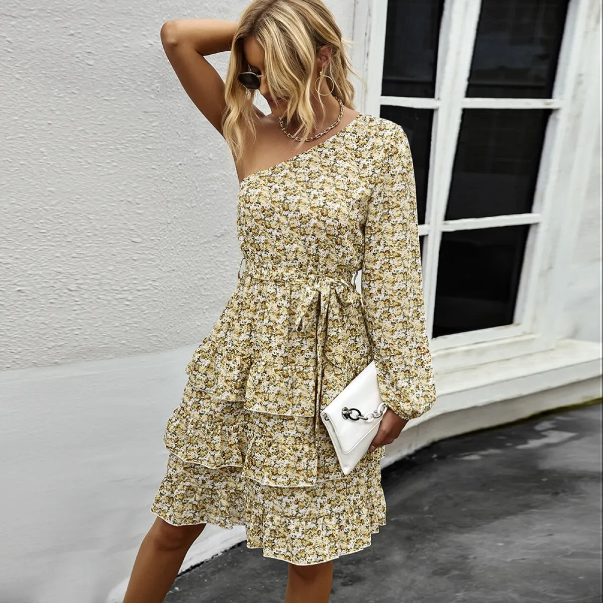Floravelle™ | Verspieltes Damenkleid mit Blumenprint