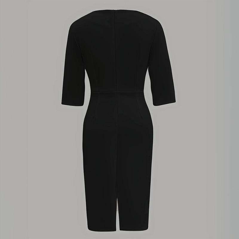 Perlisse™ | Elegantes Midi-Kleid mit edlen Perlendetails