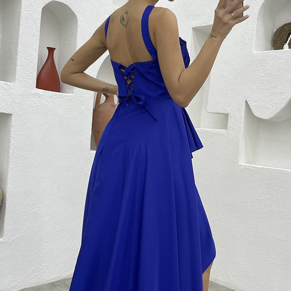 50% RABATT | Shevira™ | Elegantes Satin-Maxikleid
