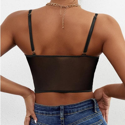 Els™ Mesh rückenfreies Cami-Top