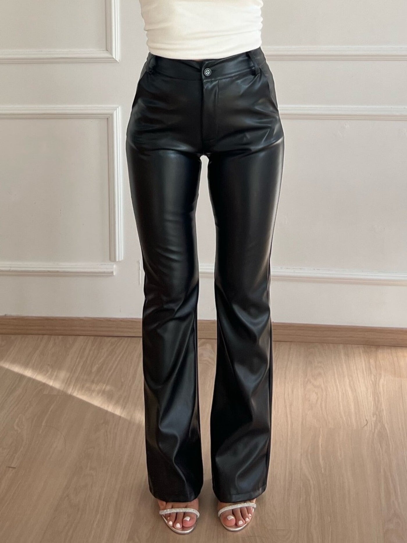 50% RABATT | KAYLA | Modische Lederhose