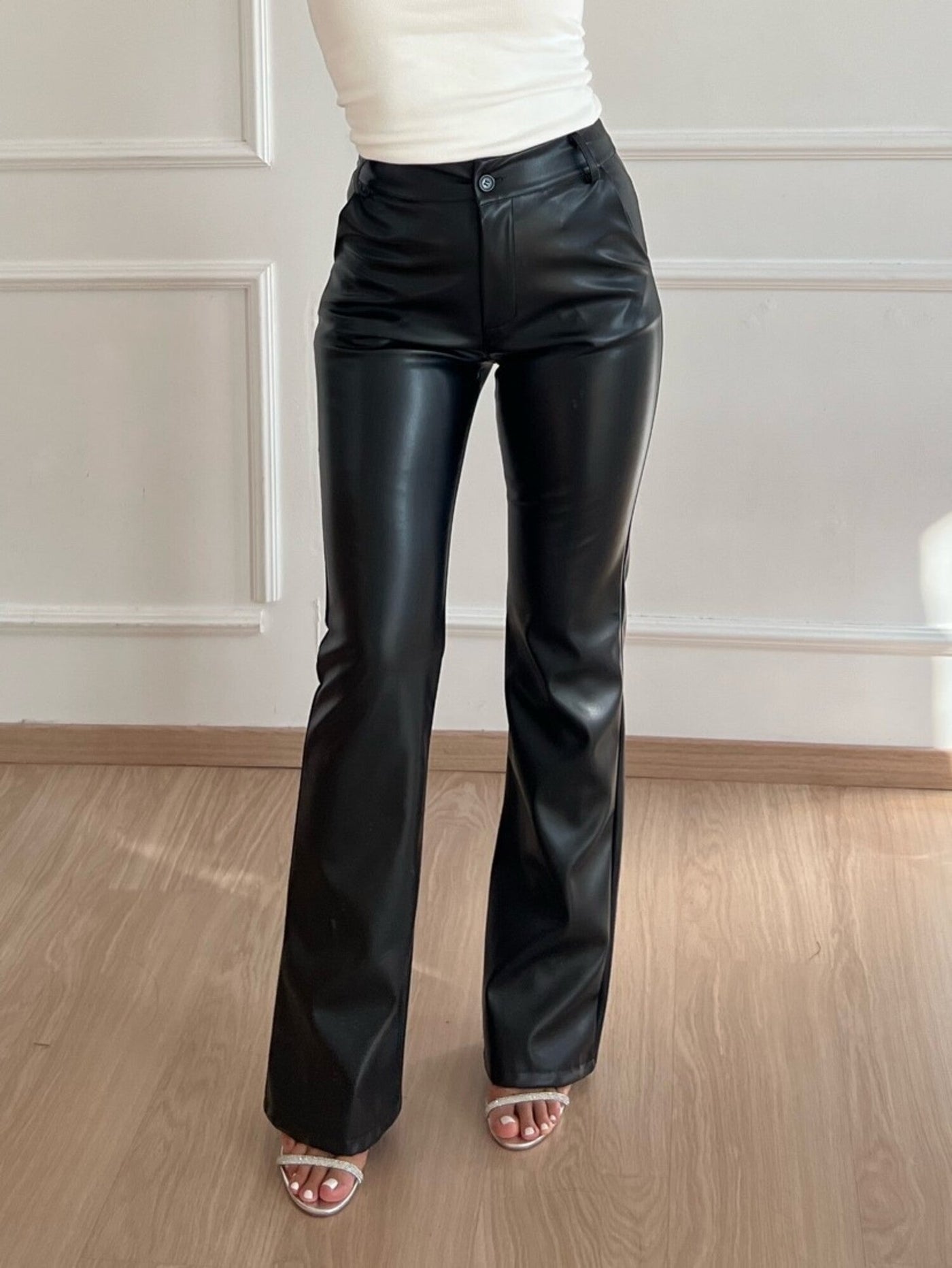 50% RABATT | KAYLA | Modische Lederhose