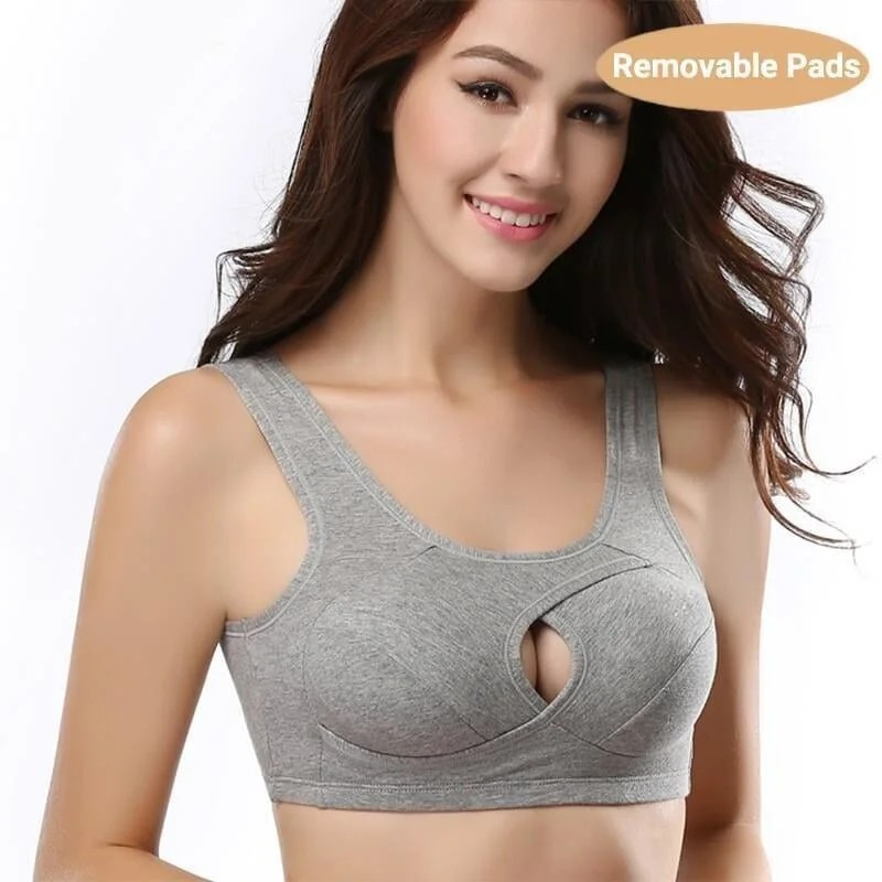 1+1 Gratis | Anti-Sagging BH™ - Reine Baumwolle hebt sofort Anti-Sagging Wirefree-BH