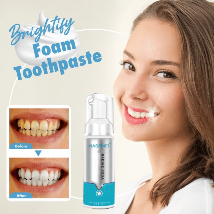 1+1 GRATIS | BrightFoam™ Tiefenreinigende Schaumzahnpasta