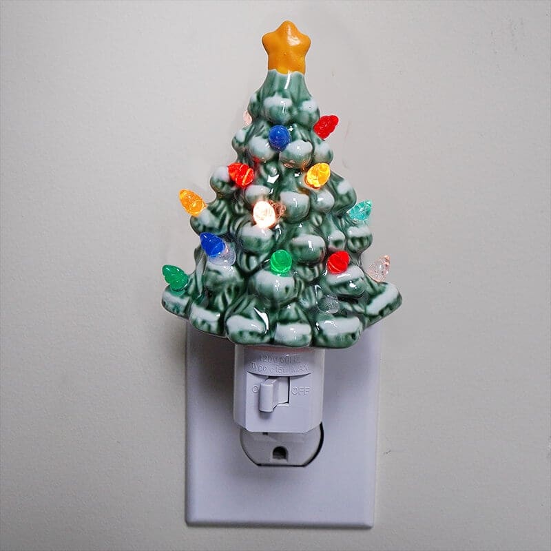 CeramiTree® | GlowPlug Keramik-Nachtlicht Weihnachtsbaum – ambienter Lichtakzent