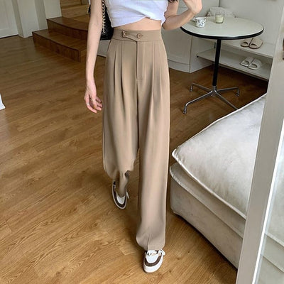 50% RABATT | Regina | Lange weite Stoffhose