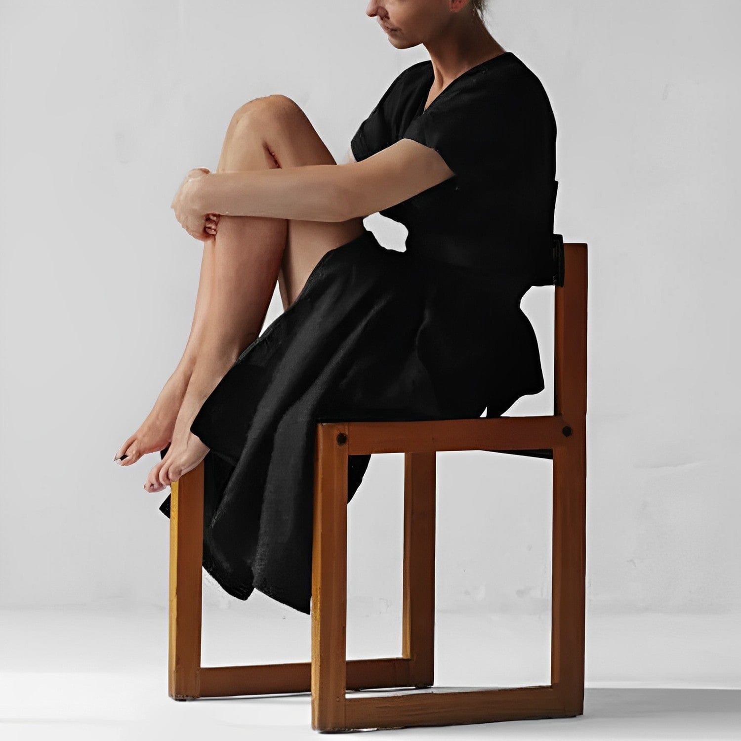50% RABATT | LinoBelle™ | Elegantes Leinenkleid