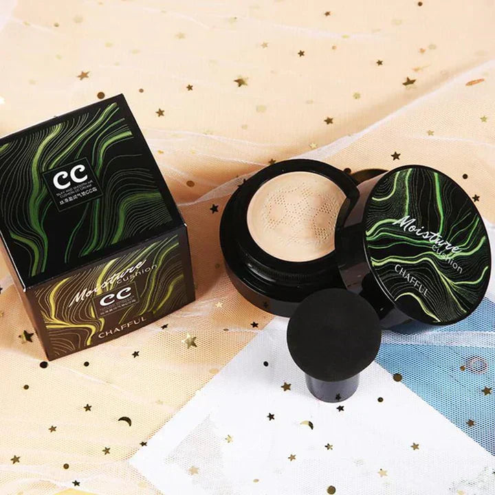Feuchtigkeitsspendendes CC Cushion Make-up Foundation mit natürlicher Abdeckung