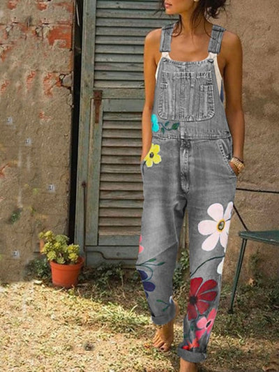 Flowers™ Jumpsuit mit Blumendruck (50% Rabatt)