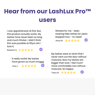 50% RABATT I LashLux Pro™ Wimpernwachstumsserum