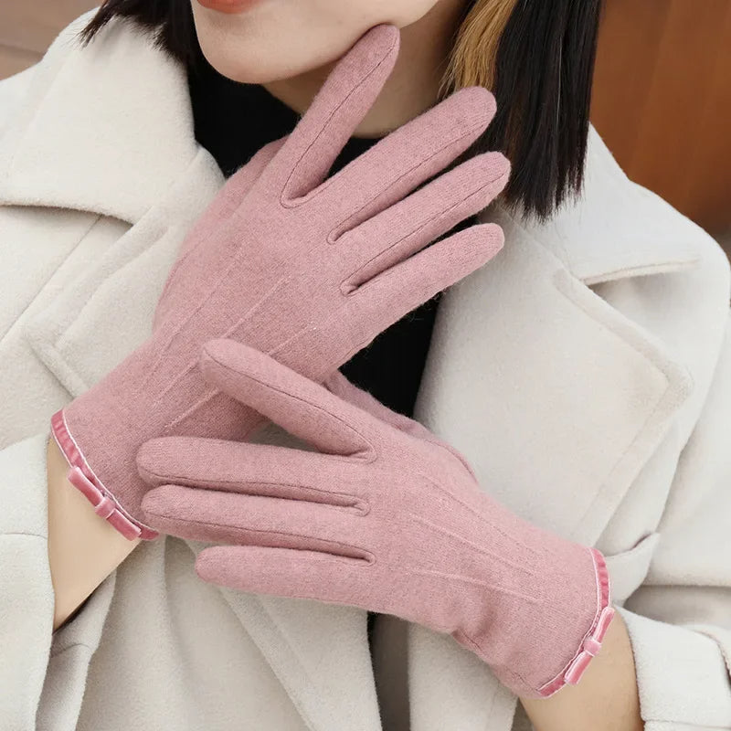 TouchWarm™ Pelzige, warme Vollfinger-Touchscreen-Handschuhe aus Kaschmir für kalte Tage