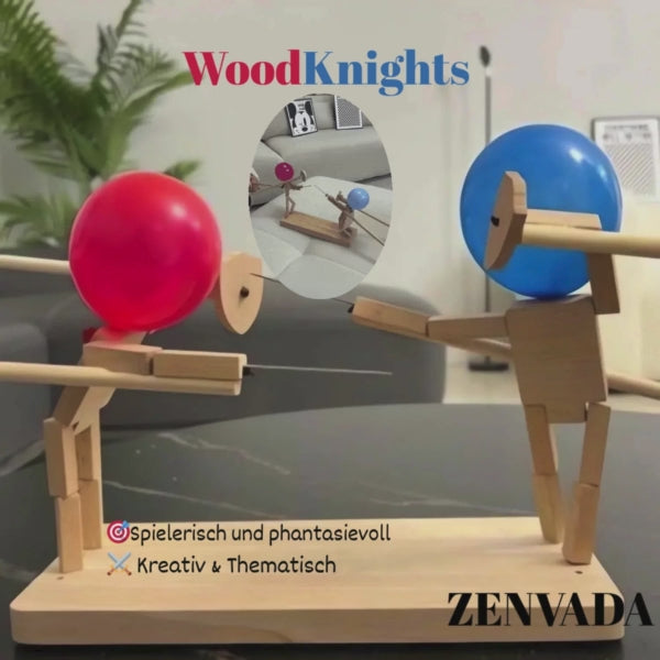 1+1 GRATIS | WoodKnights - Ballon-Bambus-Mann-Schwertkampf - Inkl. 100 Ballons