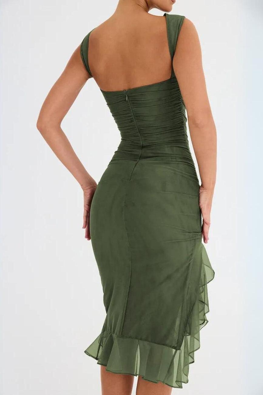 Emmanuelle™ - Elegante Rüschen - Sommerkleid - Maßgeschneidertes Kleid
