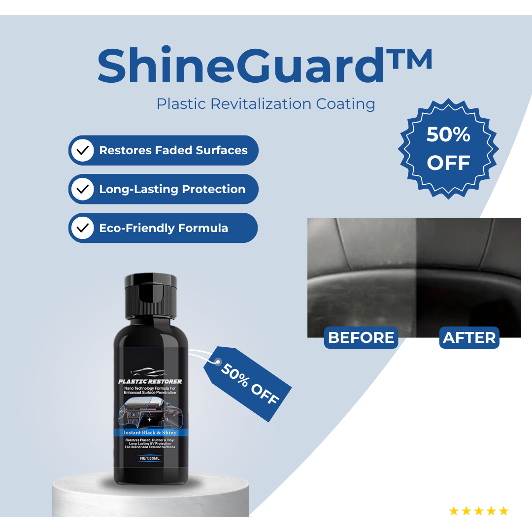 1+1 GRATIS | ShineGuard® | Fahrzeug-Kunststoffbeschichtung
