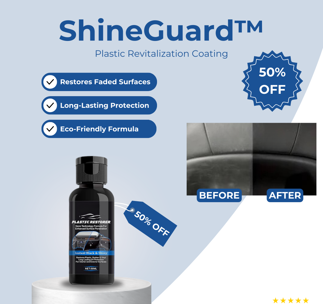 50% RABATT I ShineGuard™ Kunststoff-Revitalisierungsbeschichtung