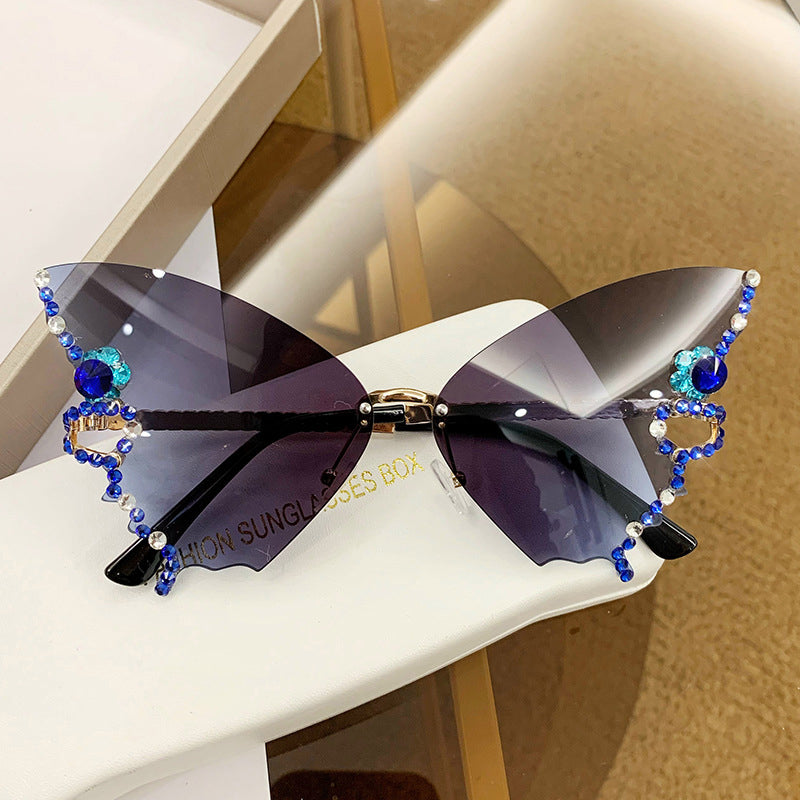 50% RABATT | Schmetterlingsdiamanten | Sonnenbrille mit