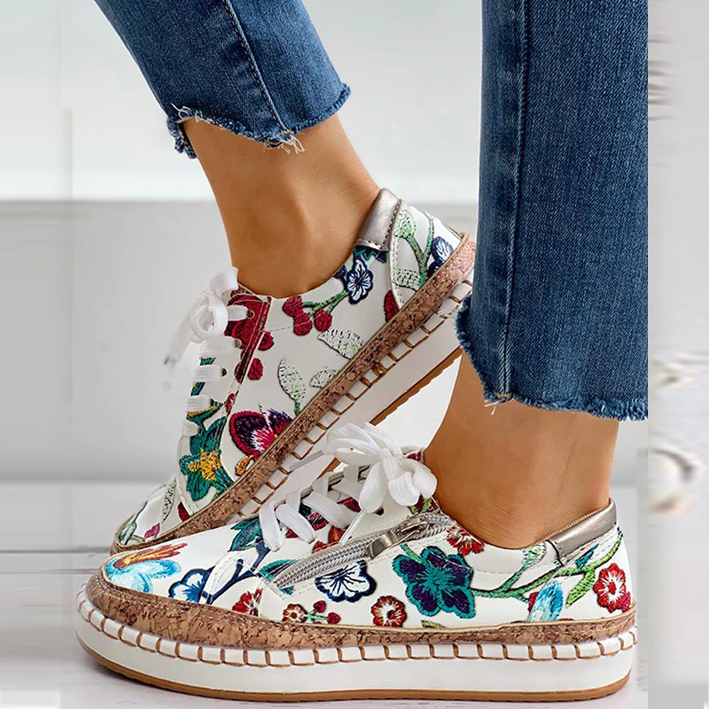 Martha™ Atmungsaktive Slip-on-Sneakers Mit Einzigartigem Print