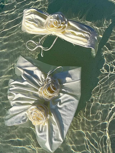 50% RABATT | Lottie | Dreiteiliges Bikini-Set Rose