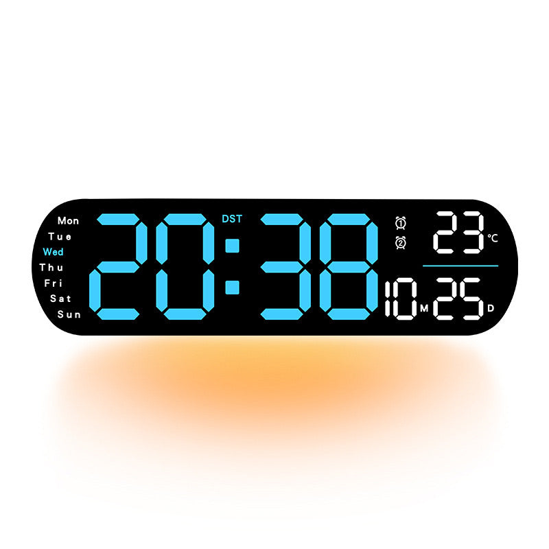 Zentime™ | SmartTime LED-Wanduhr – Zeit, Datum & Temperatur