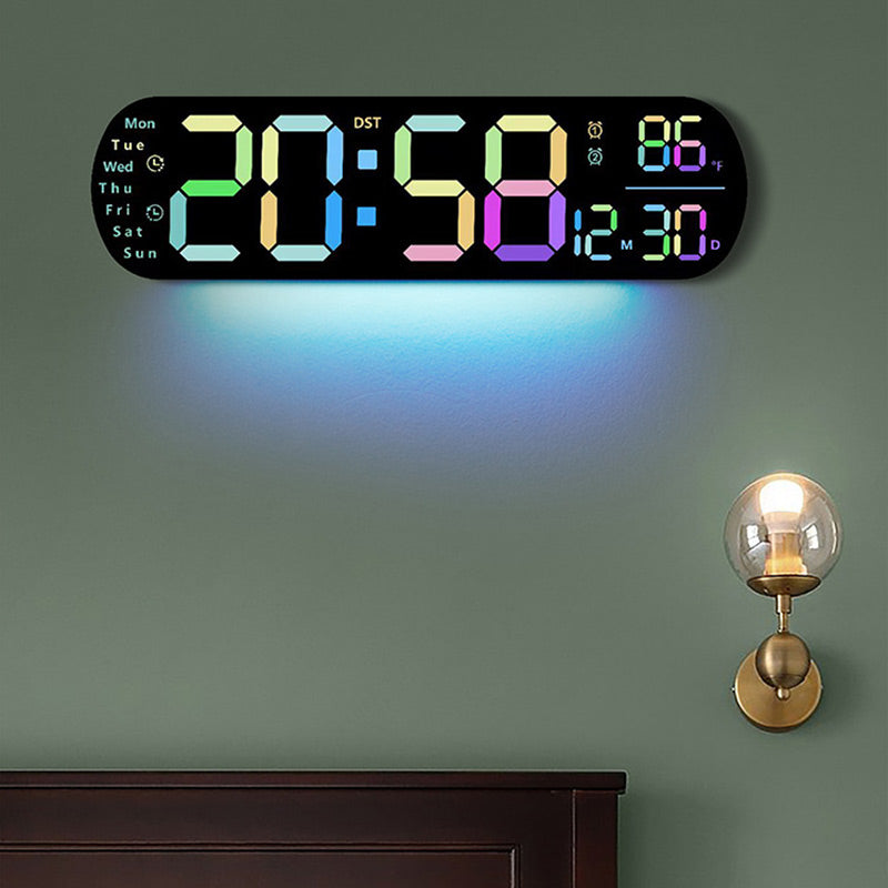 Zentime™ | SmartTime LED-Wanduhr – Zeit, Datum & Temperatur