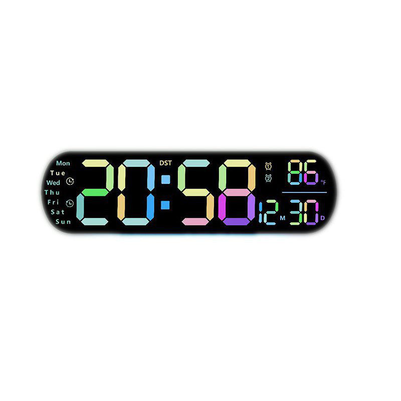 Zentime™ | SmartTime LED-Wanduhr – Zeit, Datum & Temperatur