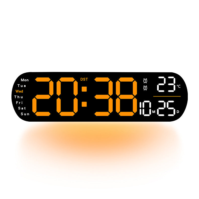 Zentime™ | SmartTime LED-Wanduhr – Zeit, Datum & Temperatur
