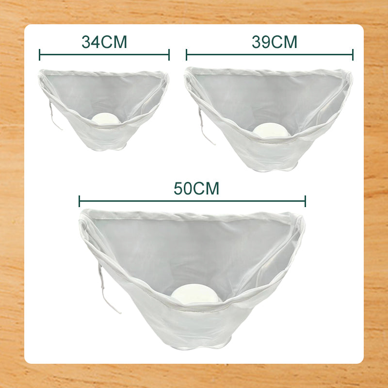 1+2 GRATIS | NutriFilter | Sojamilchbeutel und Universalsieb für Lebensmittel
