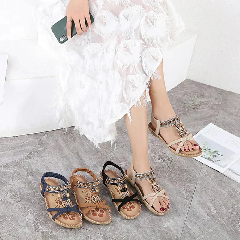 BohoStride™ | Frühlingsangebote Neue Sandalen im Bohème-Stil