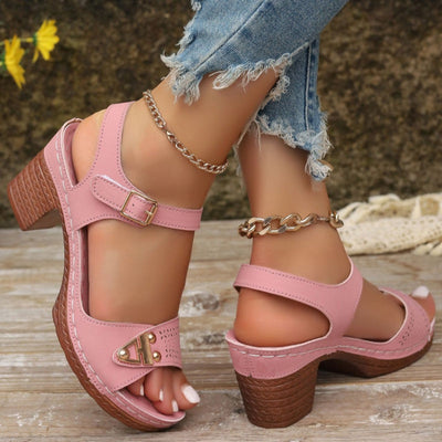 50% RABATT | UrbanNest™ | Damen Sandalen mit Blockabsatz