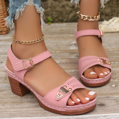 50% RABATT | UrbanNest™ | Damen Sandalen mit Blockabsatz