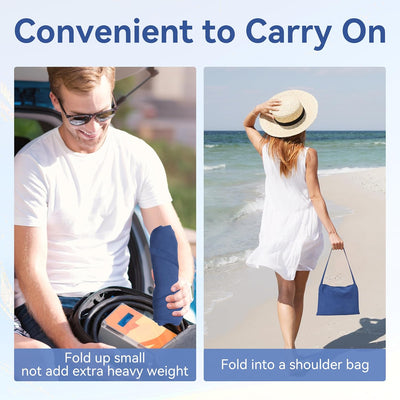 50% RABATT | SandSmart™ | Liegetuch in Tasche mit Aufbewahrungsfächern