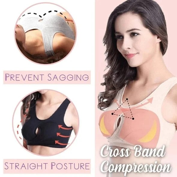 1+1 Gratis | Anti-Sagging BH™ - Reine Baumwolle hebt sofort Anti-Sagging Wirefree-BH