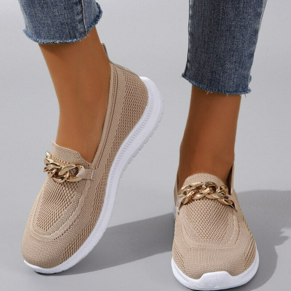 50% RABATT  | Arielle™ | Bequeme Schuhe mit Ketten