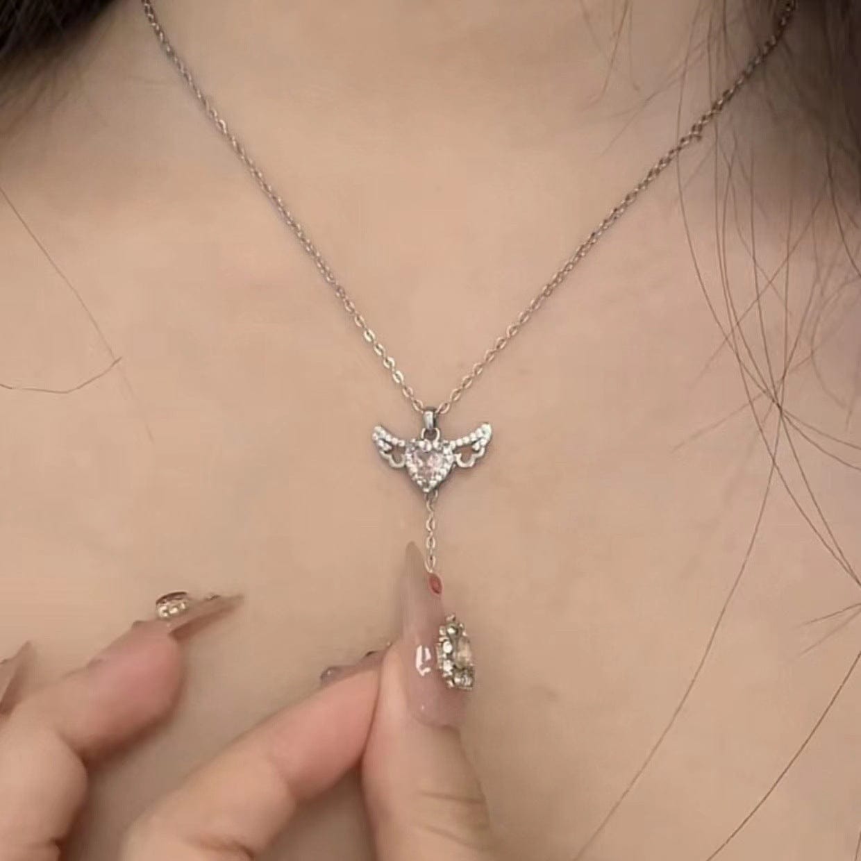 50% RABATT | Thirza™ | Elegante Halskette mit Engelsflügeln