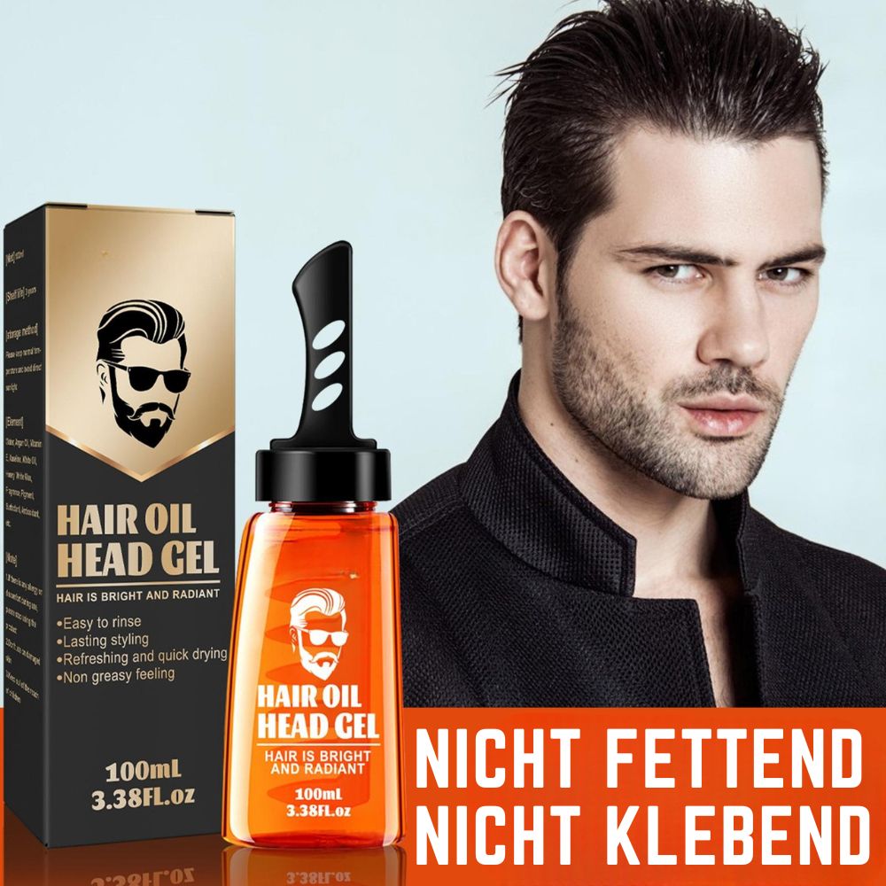 1+1 GRATIS | TwinGroom® | Herren-Haargel mit Kamm