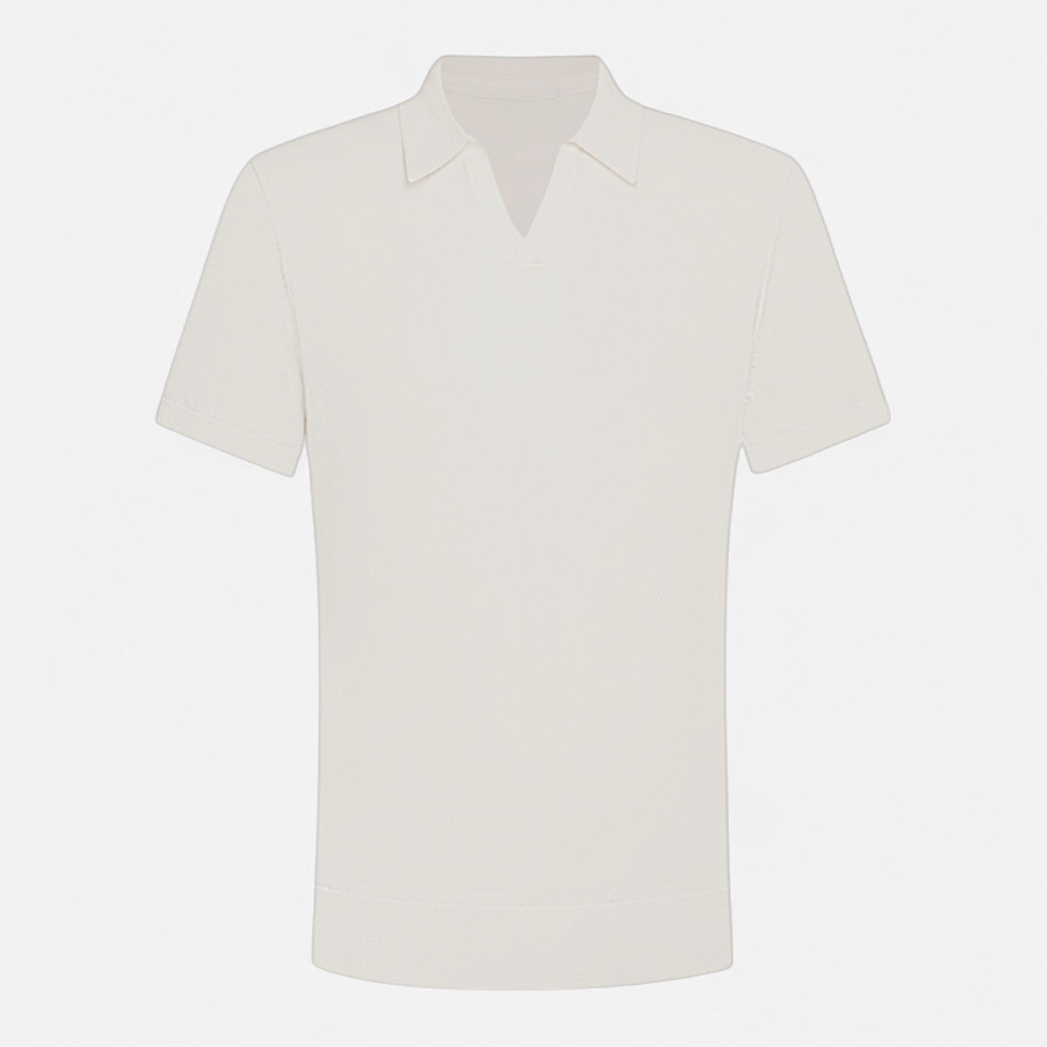 Buttonless Polo for Men - Old-School Minimalism, Refined Ease for Everyday