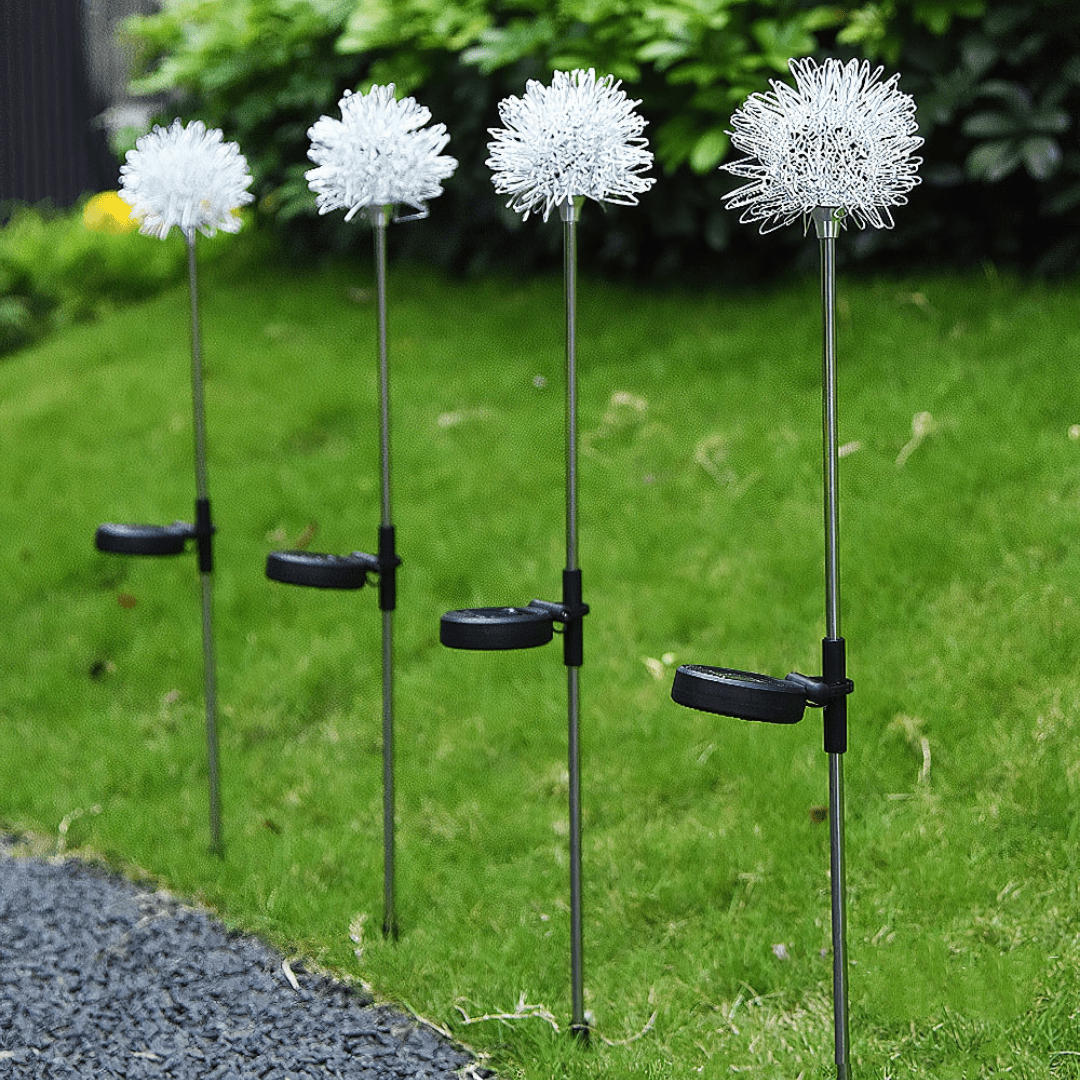 50% RABATT | Solaflair™ | Löwenzahn Gartenlichter, Solarbetrieben
