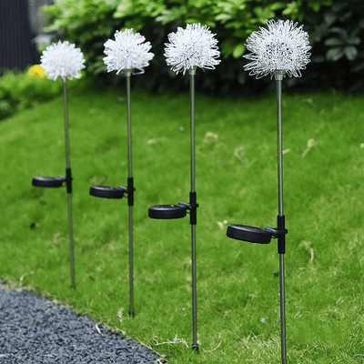 50% RABATT | Solaflair™ | Löwenzahn Gartenlichter, Solarbetrieben
