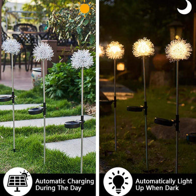 50% RABATT | Solaflair™ | Löwenzahn Gartenlichter, Solarbetrieben